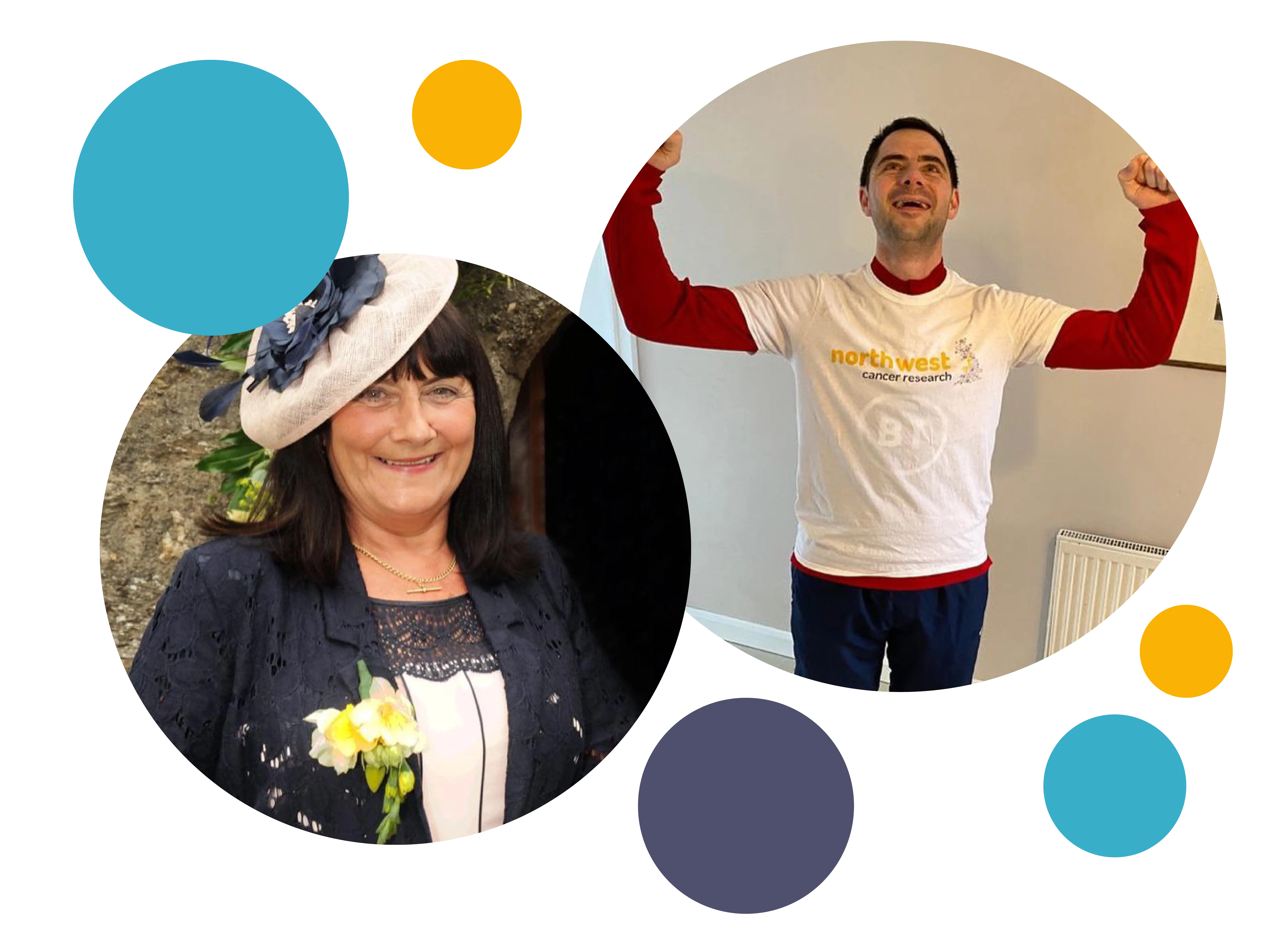 Deian Williams and his mum Iona 