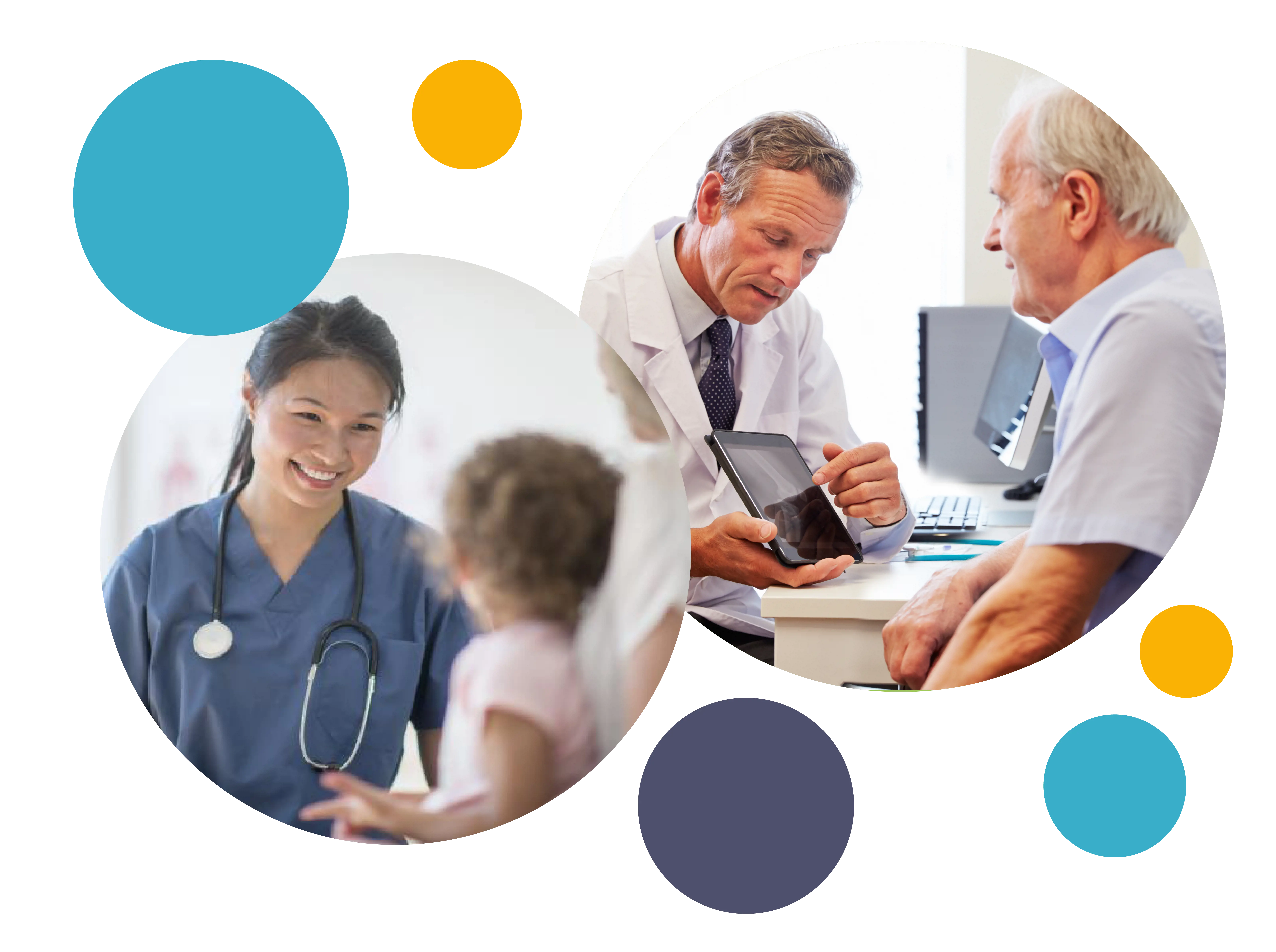 Drs with patients 