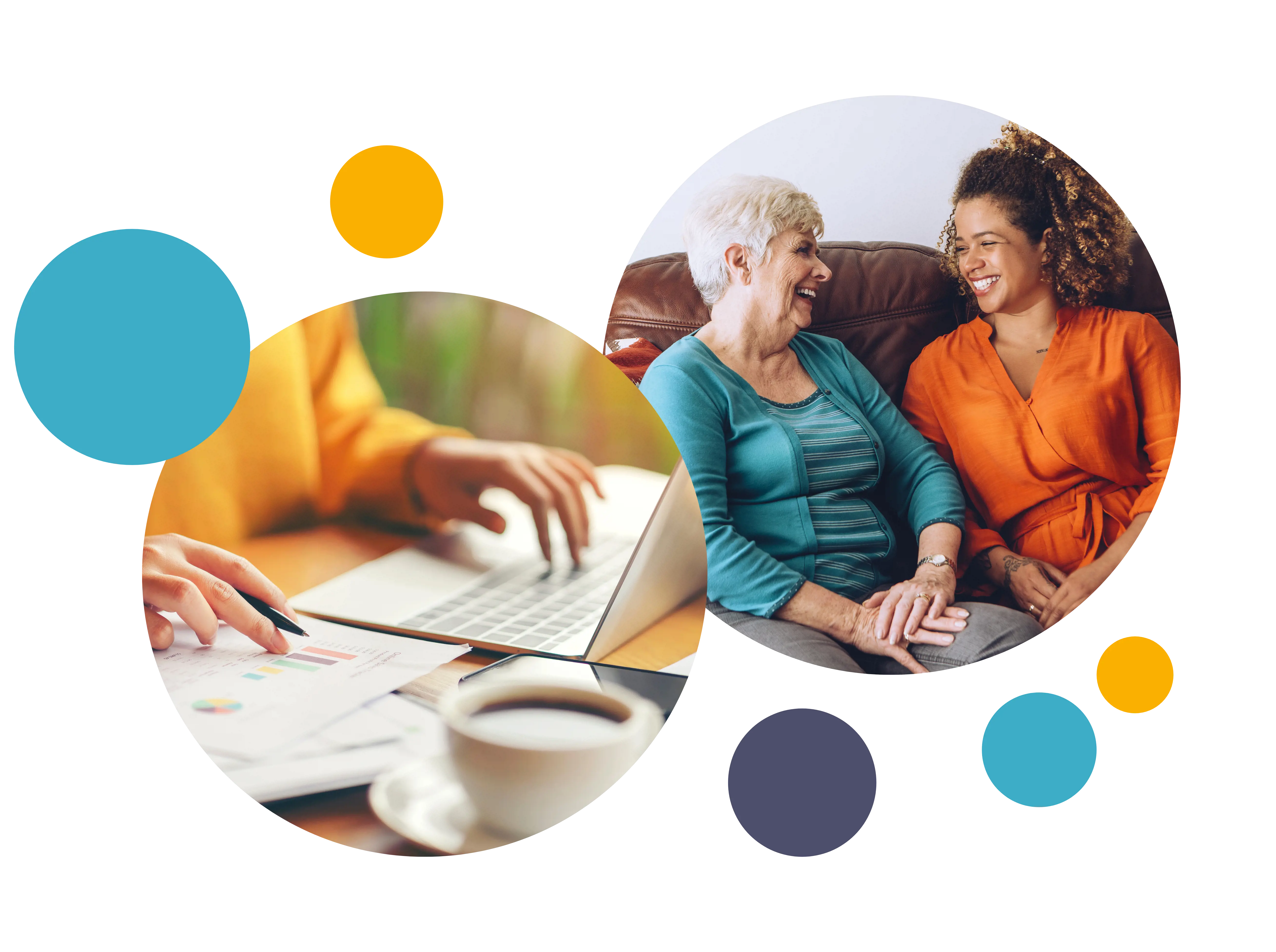 Writing a will, grandmother and grandaughter 