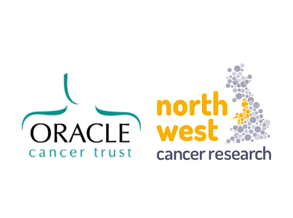 oracle cancer trust logo and north west cancer research logo 