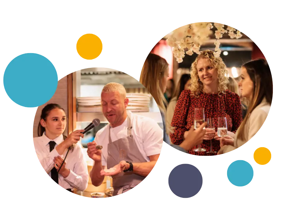 imagery from the Ladies Lunch event 