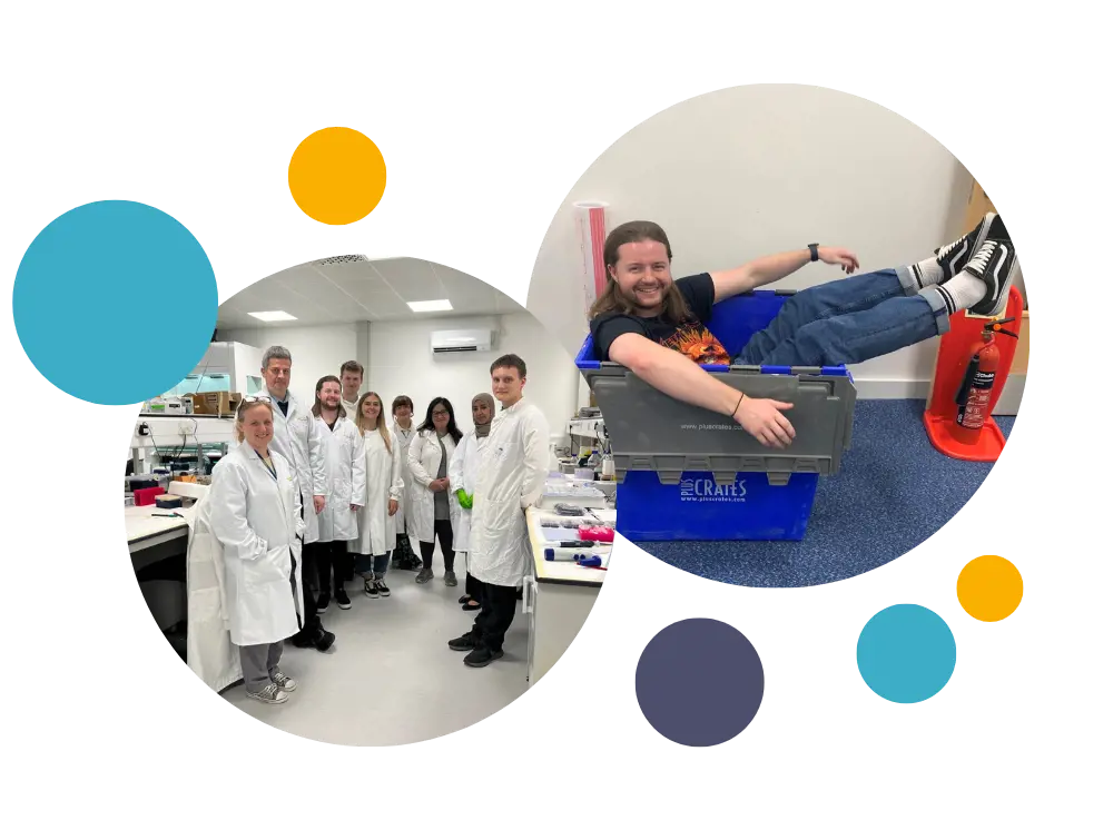 Research group moving labs 