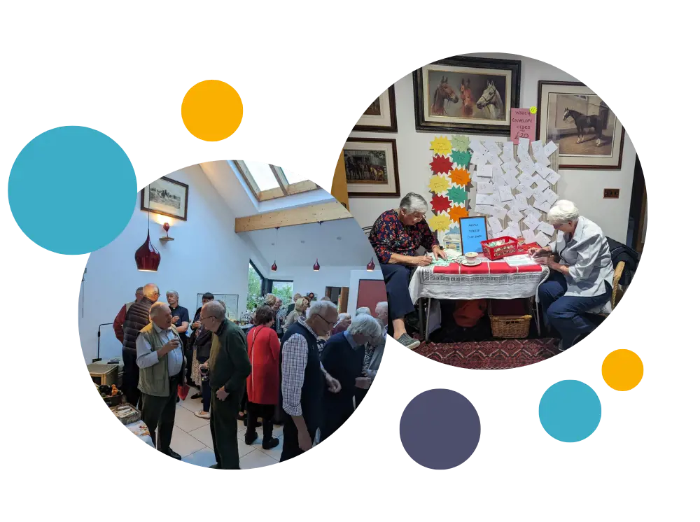Crowd at Kirkby Lonsdale Cheese and Wine night 