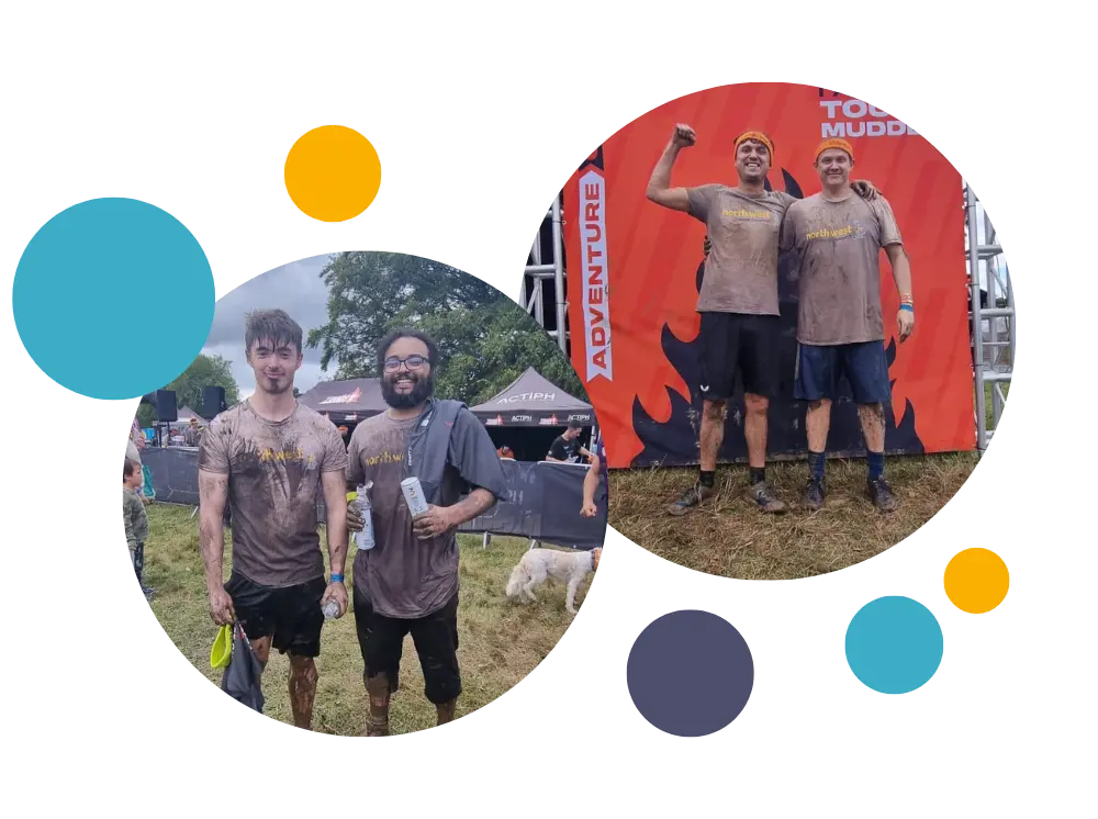 Teams at Tough Mudder 