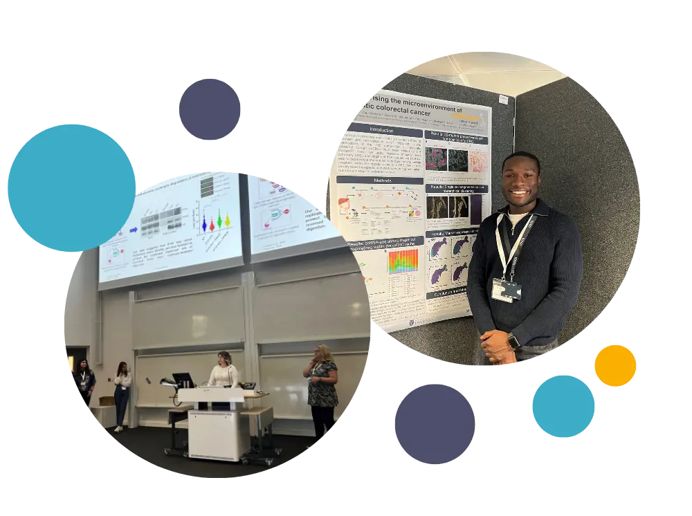 Researchers at the scientific symposium 