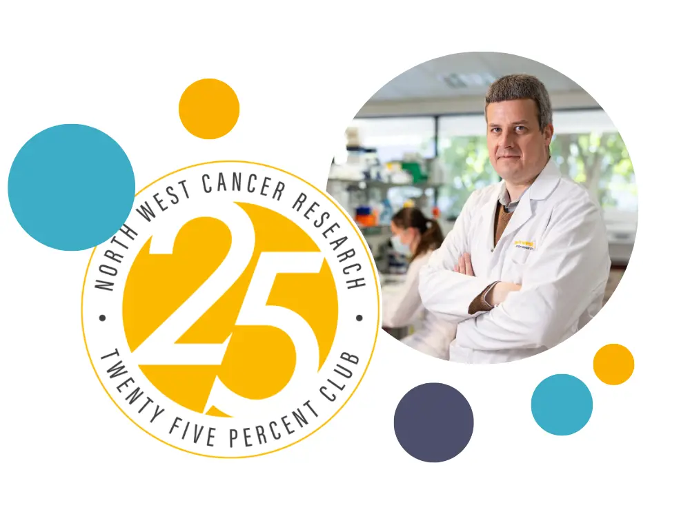 25% club logo and researcher