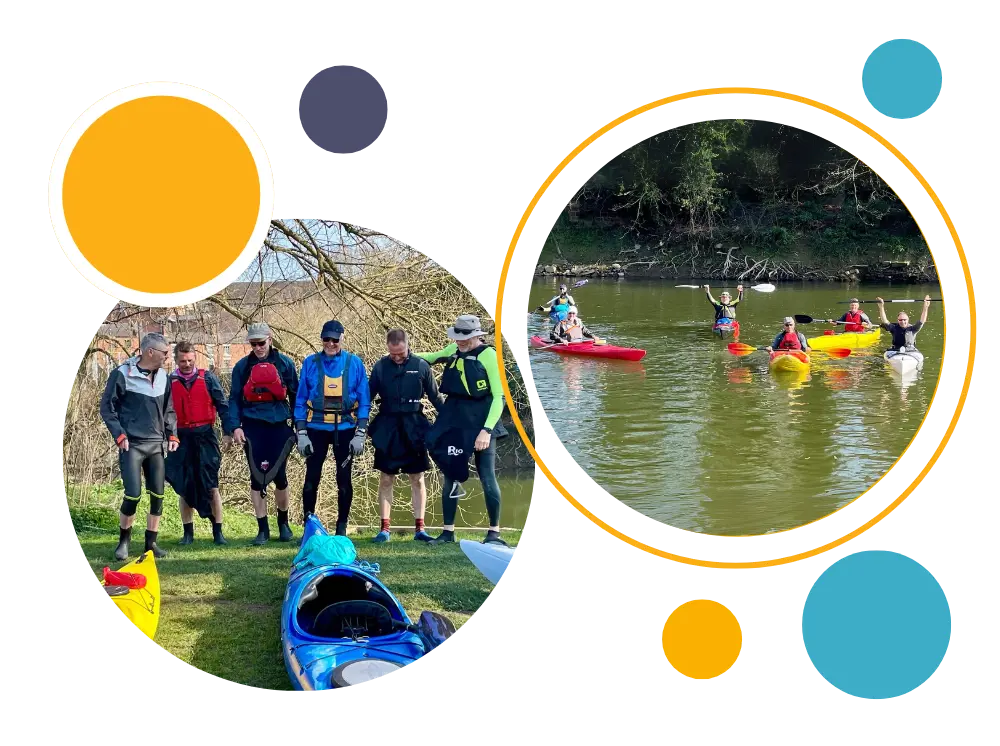 The six friends taking on the river severn 
