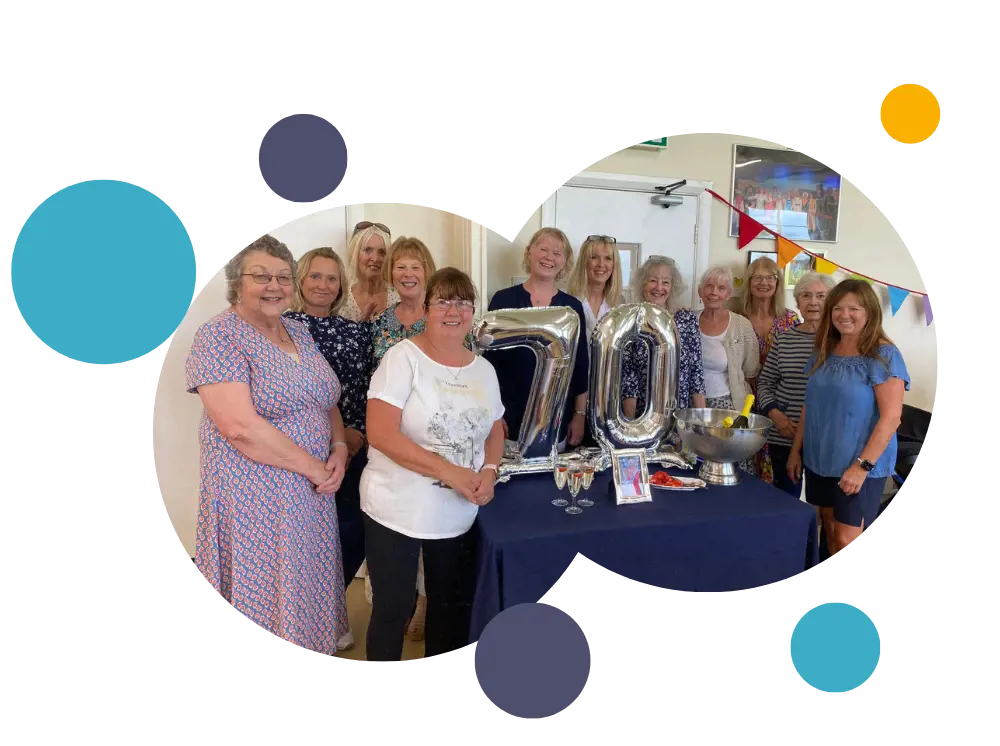 the committee at their celebration event 
