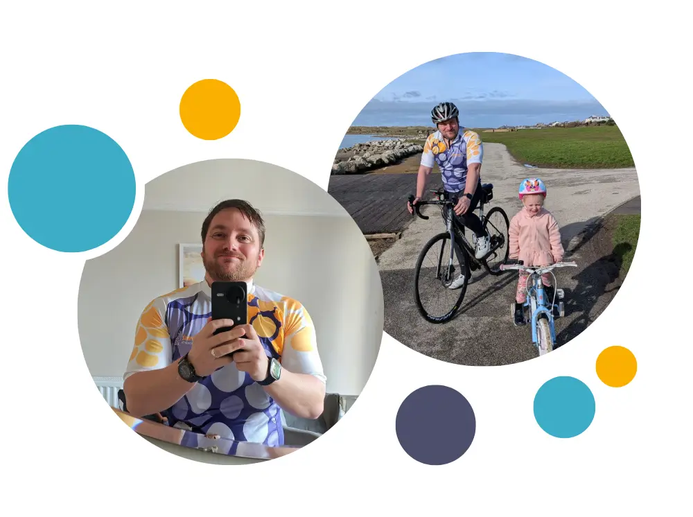 Chris Dewsbury in training.