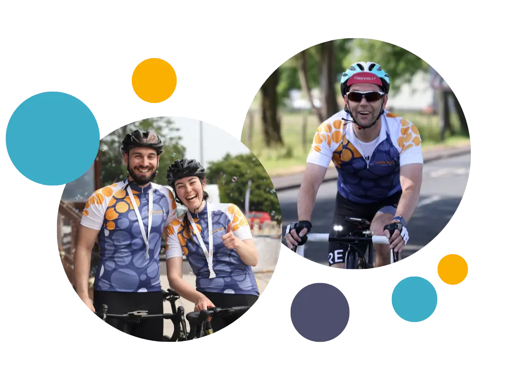 Cylists on the day 
